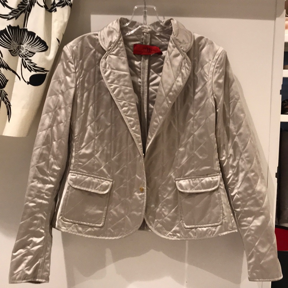 Satin, quilted, jacket